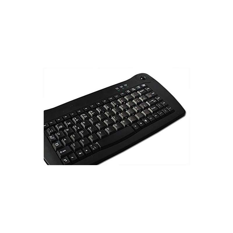 4Keyboard Spanish (Traditional) Non-Transparent Keyboard Labels ON Black Background for