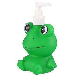 HEMOTON 300 ml Soap Dispenser Bottles Cute Frog Bottles Empty Refillable Bottles for Children Shampoo Lotions Liquid Soap Dispenser Hands Bathroom Kitchen