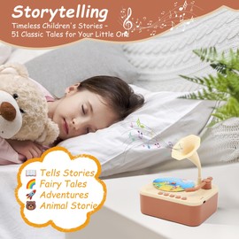 Kids Phonograph with 99 Cards, Toddler Record Player, Story & Music Player, Kids Music Player, Educational Phonograph for Boys and Girls Age 3+, Toddler Toys for Early Learning