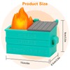 Dalycro Dumpster Fire Pencil Holder - Fun Desk Accessories with