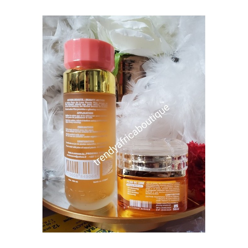 peau de lune 2pcs. Peau De Lune Florale Face Cleanser