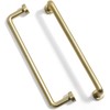 SYZOW Brushed Brass Drawer Pulls, 6 Pack, 192mm, Kitchen Cabinet