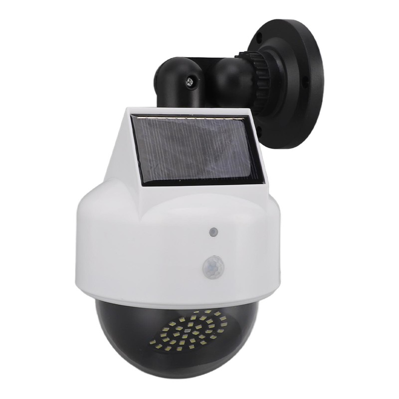 Solar Dummy Fake Camera Security Outdoor Solar Powered Simulated Surveillance