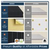 BUBOS 4 PCS Acoustic Panels,24''x12'' Fabric Soundproof Wall Panels,Self-adhesive Sound