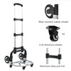 Justzon Rolling Tool Bag with Wheels - Aluminum Alloy Trolley