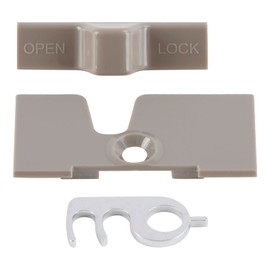 Replacement Door Lock Set for Dometic Fridge - Replica Door Hook + Lock Plate + Catch Hook - Replacement for Motorhome & Caravan Refrigerators - Door Lock Retrofit Kit