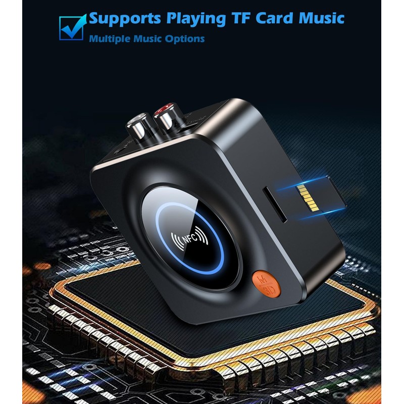 Bluetooth Receiver for Home Stereo, AUX RCA to Bluetooth Adapter