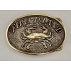 Andrew Bourbon Fire Island Blue Claw Crab Buckle, By Bonfe