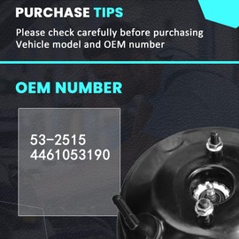 PartsFlow Vacuum Power Brake Booster 53-2515 compatible with Lexus IS300 2002 2003 2004 2005 3.0L L6 532515 44610-53190 without Master Cylinder
