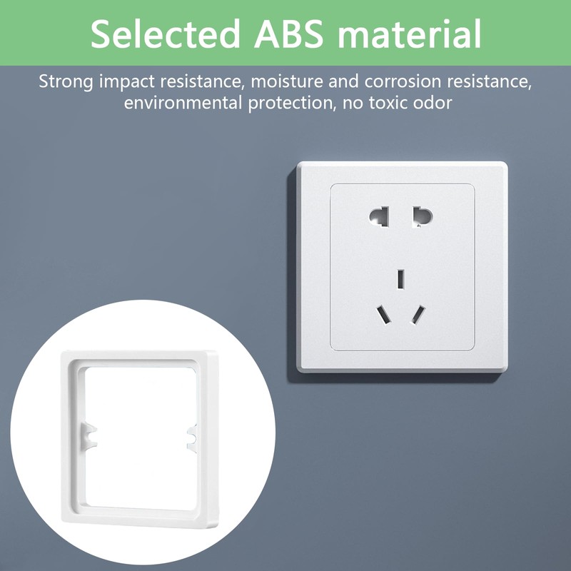 Light Switch Spacer 10mm White – 2 Pack Socket Spacer