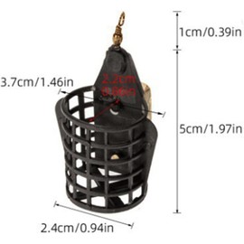 Portacebos para Carpa Alimentador con Peso y Control de Lanzamiento