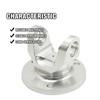 MDEOOSKY 3-Bolt Companion Flange, Replacement for GM 6L80 6L90 8L90