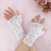 zavehony Fingerless Gloves,Lace Gloves