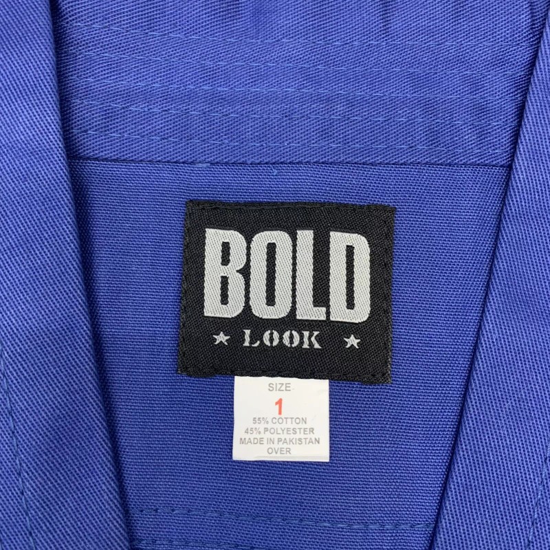 Bold Look Blue Martial Arts Gi Size 1