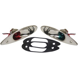 Seasense Tear Drop Run Lights Stainless Steel-Pair