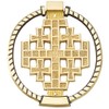 803 Jerusalem Cross Door Knocker in Solid Bronze