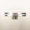 1Pcs Silver Metal Easy Installation Motorcycle License Plate Holder Frame,Universal