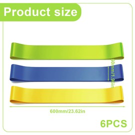 CPJJ Pack of 6 Stretchy Chair Bands Chair Fidget Bands Flexible Seat Belts for Springy Stress Bands Sensory Chair Bands Suitable for Children with Concentration Sensory ADHD and Autism