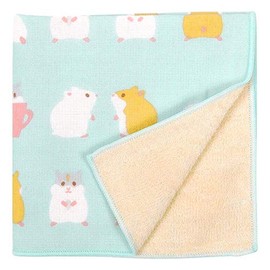 Hamamonyo Wataru Semi-Wash (Towel Handkerchief) I Love Hamster