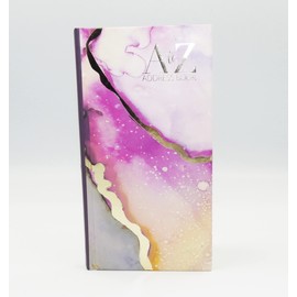 A to Z Telephone Address Book Slim A-Z Index Hard Soft Cover (Marble)
