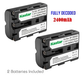 For Sony 2x Kastar Battery for Sony NP-FM500H DSLR-A550L DSLR-A550Y DSLR-A560 DSLR-A580