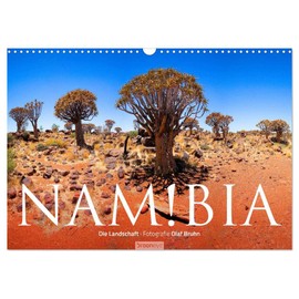 Namibia - Die Landschaft (Wandkalender 2026 DIN A3 quer), CALVENDO Monatskalender: 12 wunderschöne Landschaftsaufnahmen aus Namibia von dem Fotografen und Grafik-Designer Olaf Bruhn (CALVENDO Natur)