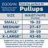 Egosan Maxi Incontinence Underwear Pull Ups Lightweight Breathable Disposable with