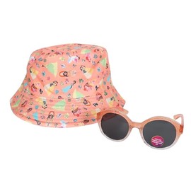 PRINCESS BUCKET HAT AND SUNGLASSES