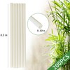 8.3'' Long Bamboo Fiber Straws - 200 Count, Disposable Bamboo