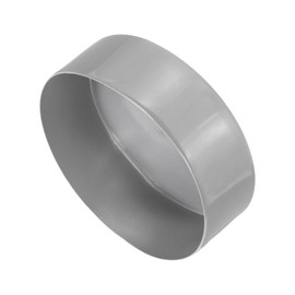 uxcell 150mm(5 15/16") Rubber End Caps, Round Vinyl Plug Insert Plastic End Caps for Tubing, Fence, Pipe Post, Furniture, Railing, Light Gray