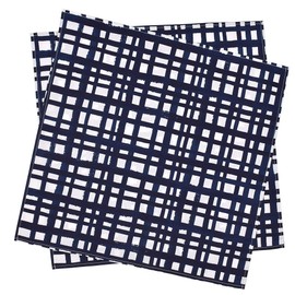 Style Decor W5102500 Table Napkin/Torchon, Set of 2, Indigo Check, Dish Towel, Napkin, Color Napkin, Thick, Dish Towel