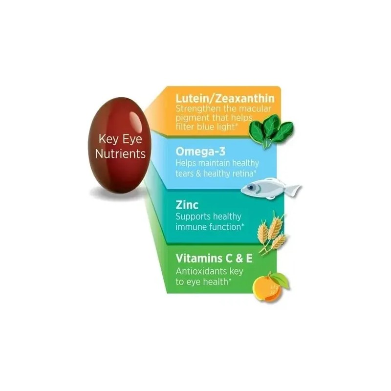 Ocuvite Adulto 50 BauschLomb Eye Vitamins for Adults 50, 150