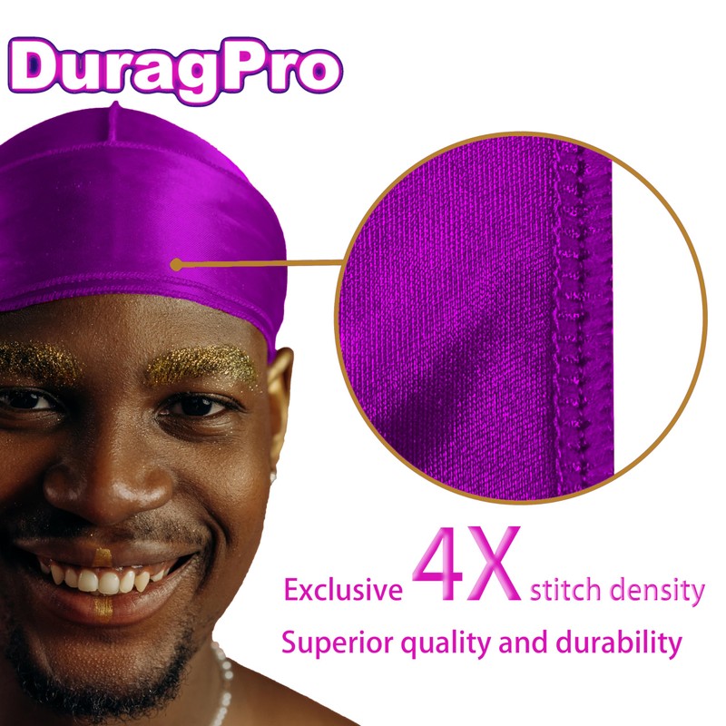 DuragPro Silk Durag for Men and Women, Silky Satin Do