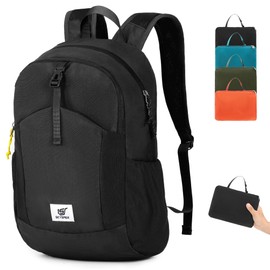 SKYSPER Foldable Backpack RFID Protection, 20L Small Backpack Hiking Backpack Women Men Daypack for Travel Hiking