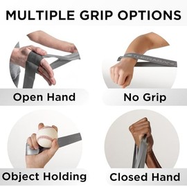 THERABAND CLX Banda de Resistencia con bucles, Paquete de 2 Bandas de Fitness para Ejercicios en casa, Entrenamiento portátil, Ideal para Atletas, buc
