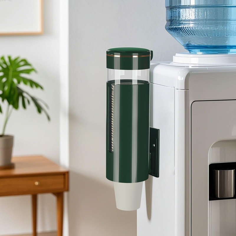 Cup Dispenser, Pull Type Water Cooler Cup Holder Fit 4oz-7oz
