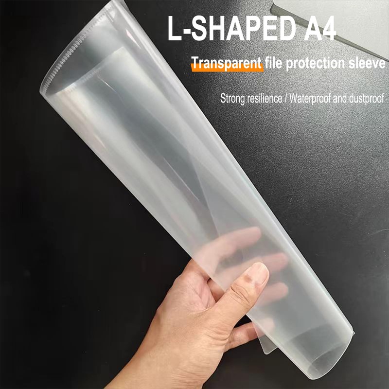 ATB-Foger 24Pcs Plastic Clear Document Folders Clear Plastic Wallets Clear