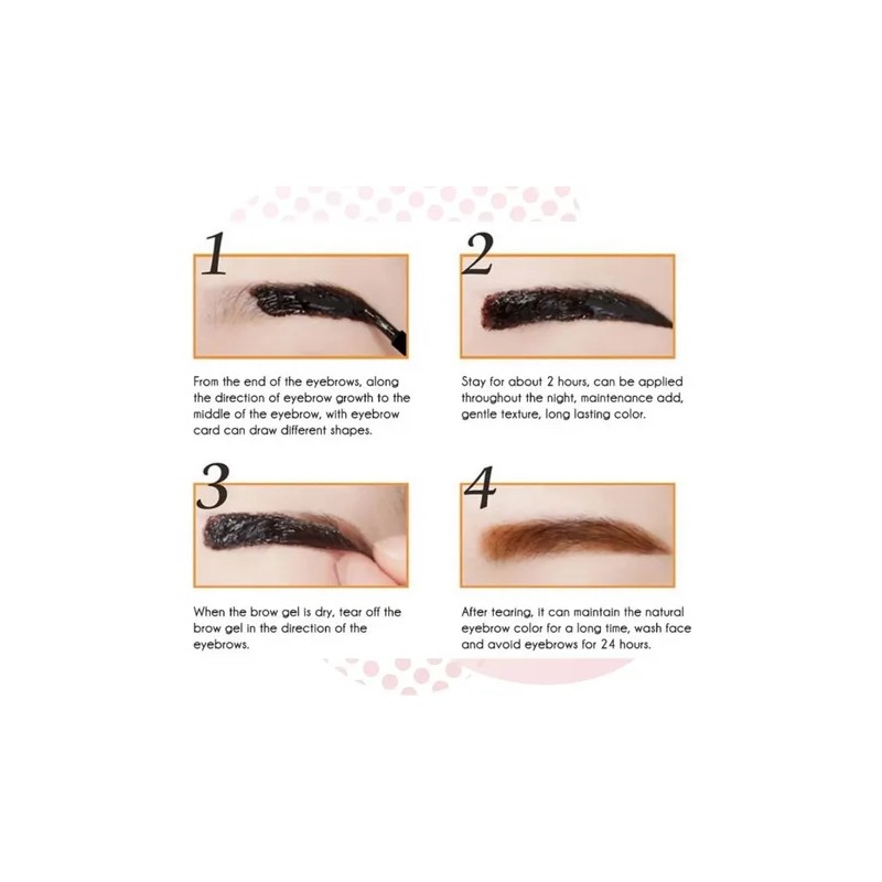 Gel Tinta Para Cejas Natural Larga Duración