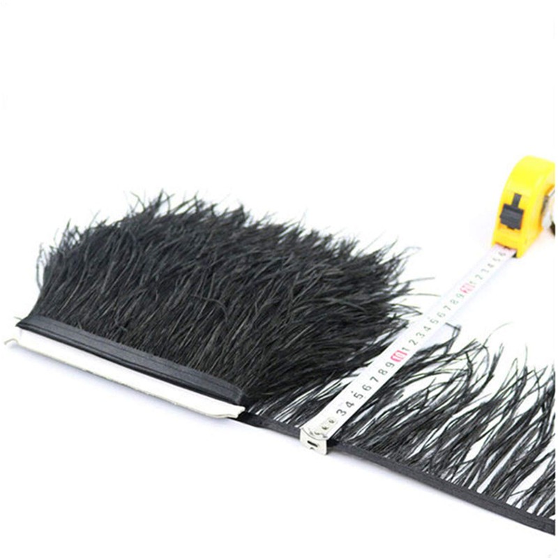 34 Colours Quality Ostrich Feather Trimming Fringe for Millinery Craft