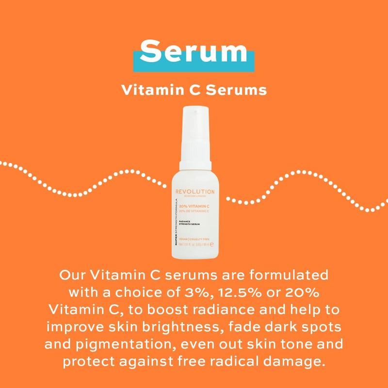 Revolution Skincare London 12.5% Vitamin C Radiance Serum 30ml