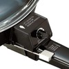Brentwood SK-45 6" Non-Stick Electric Skillet with Glass Lid, Black,