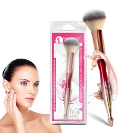 Synthetic Fibers Makeup Brush Foundation Brush Blender Brush Compact Powder Brush Foundation Brush for Blending Liquid Foundation Brush for Face Makeup (1 Piece)