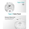 ZUMIMALL 3W Solar Panel for Security Camera Wireless Outdoor, IP66