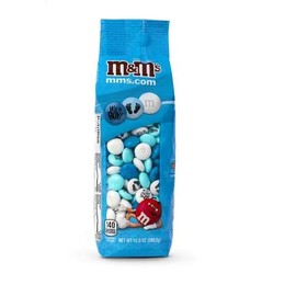 MnMSCandy It's A Boy Milk Chocolate Candy - Slim 10 oz Bag of Blue & White, Green Candy For Boy Baby Shower Decorations, Baby Showers & Parties