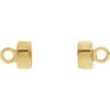 14K Yellow Round Magnetic Clasp