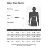 Gagli Thermal Underwear Set for Men Long Johns with Fleece