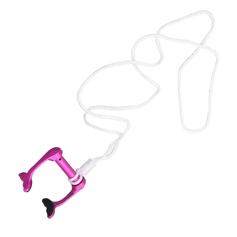Freediving Nose Clip Swimming Nose Plugs with Anti Lost Strap