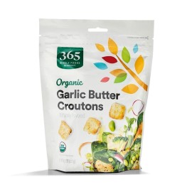 365 by Whole Foods Market, Organic Butter And Garlic Croutons, 4.5 Ounce