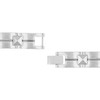 Men's Stainless Steel & Tungsten Peak Pyramid Link Bracelet -