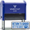 Vivid Stamp Return To Sender Not At This Address (Mail